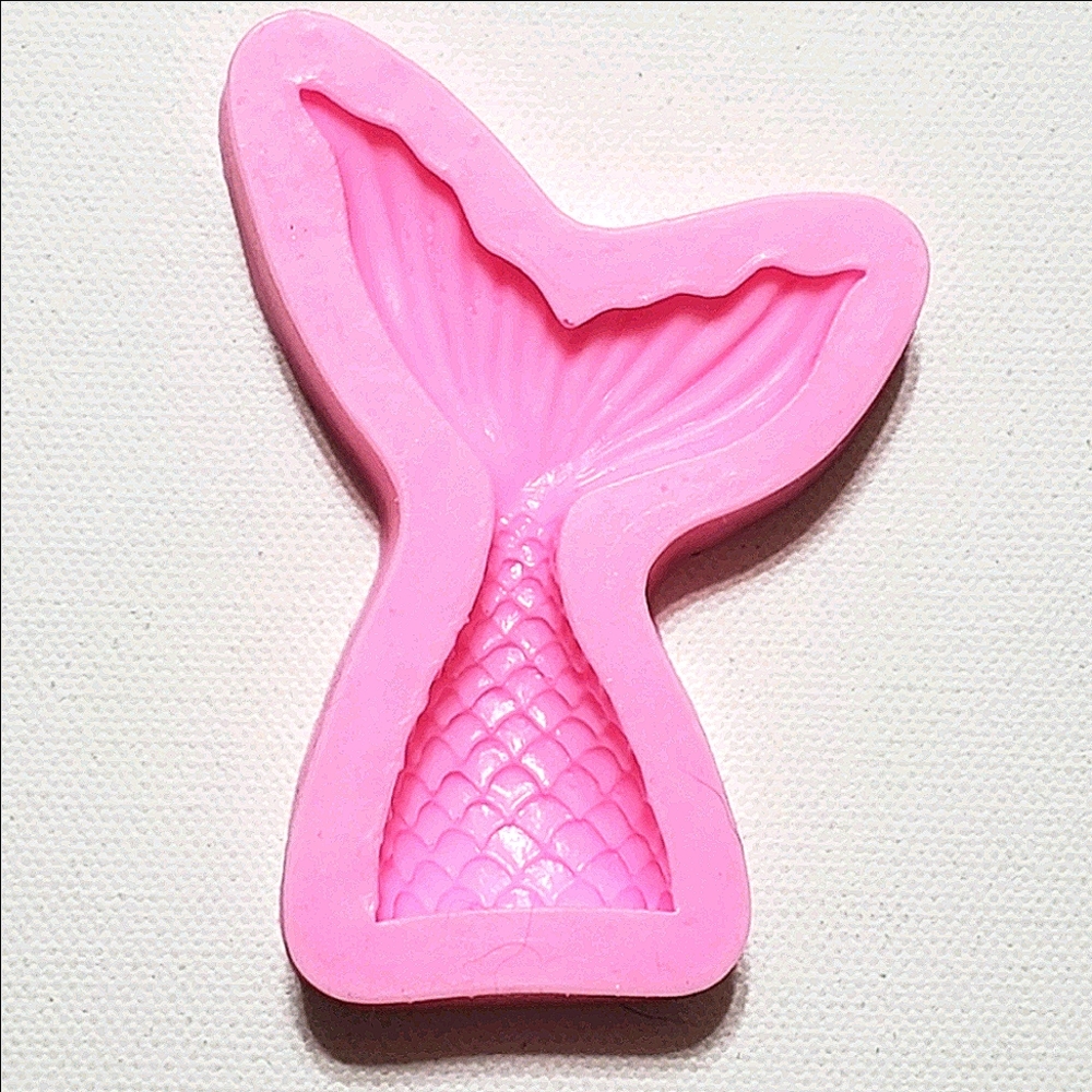 Silicone Mold 3D Mermaid Tail